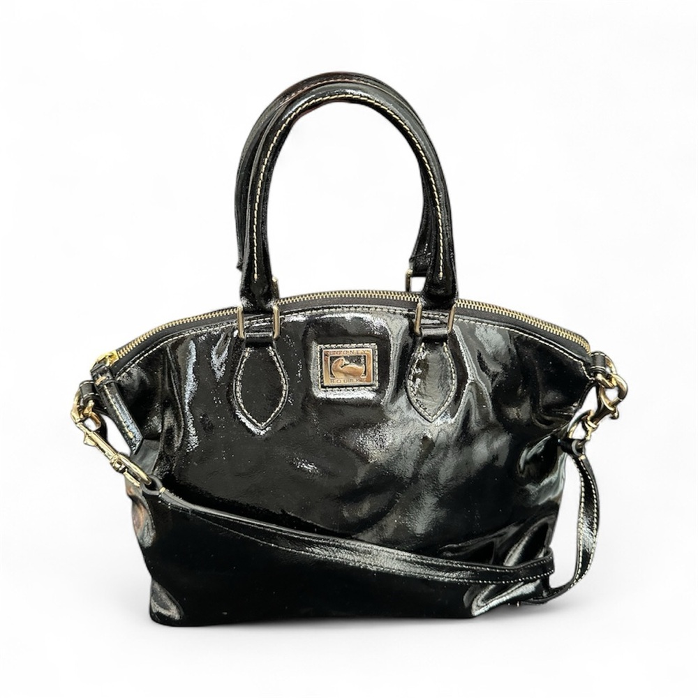 Dooney & Bourke patent leather 2-way bag